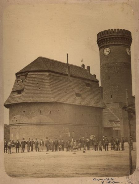 Der Spremberger Turm mit der Bastei (C. Metzner, 1878)